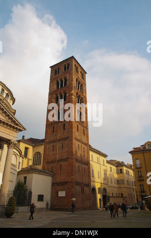 Kirchturm von Santuario della Consolata Kirche Piazza della Consulata quadratischen Turin Piemont Italien Europa Stockfoto