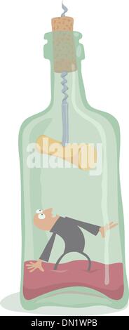 Müsste er Erlösung selbst zu finden Stock Vektor