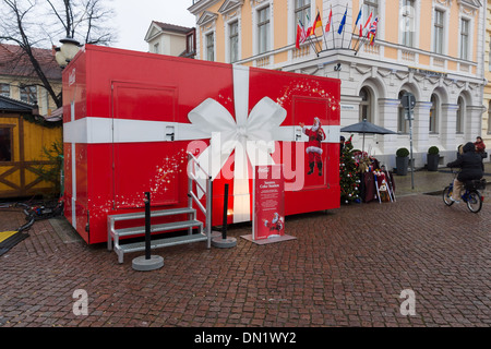 POTSDAM, Deutschland - Dezember 10: Coca-Cola Weihnachtstour, 10. Dezember 2013 in Potsdam, Deutschland Stockfoto