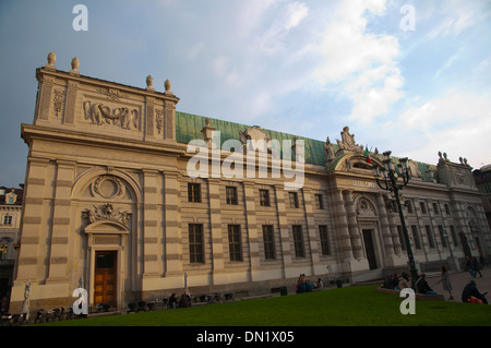 Biblioteca Nazionale die Nationalbibliothek am Piazza Carlo Alberto quadratischen zentralen Region Turin Piemont Italien Europa Stockfoto