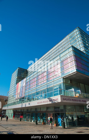 Galata Museo del Mare Museum Porto Antico der alten Hafen Genua Ligurien Italien Europa Stockfoto