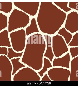 Giraffe Vektor Musterdesign Textur Stock Vektor