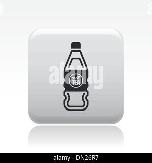 Vektor-Illustration der einzelnen Tee-Symbol Stock Vektor