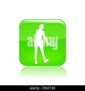 Vektor-Illustration von isolierten Tennis-Symbol Stock Vektor