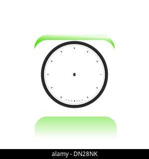 Vektor-Illustration von isolierten Uhrsymbol Stock Vektor