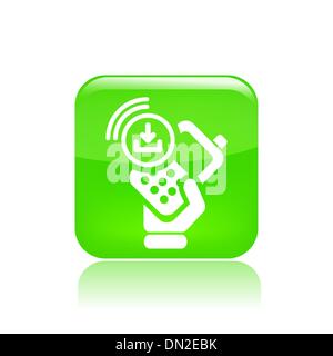 Vektor-Illustration von isolierten Smartphone-Symbol Stock Vektor