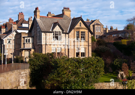 Corbridge, eine kleine, beliebte Stadt an den Ufern des Flusses Tyne in Northumberland Stockfoto