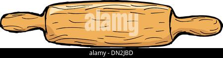 Nudelholz Stock Vektor
