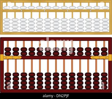 Chinesischen Abakus Stock Vektor