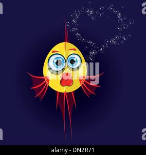 Liebe Fische Stock Vektor