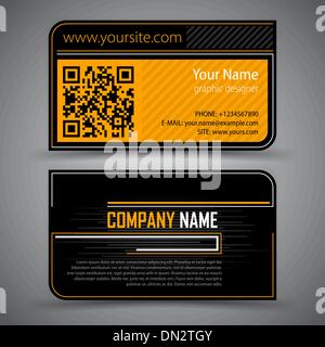 Visitenkarten-Set Stock Vektor