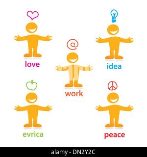 Vektor-icons Stock Vektor