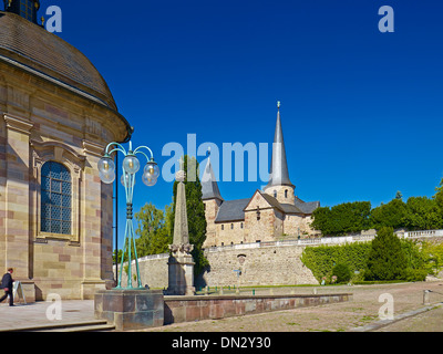 St. Michael Kirche neben dem Dom in Fulda, Hessen, Deutschland Stockfoto