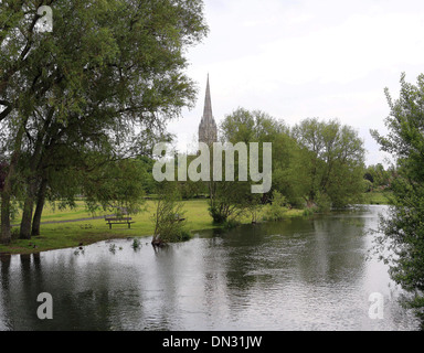 GV der Kathedrale von Salisbury, Wiltshire. 29. Mai 2013 Stockfoto