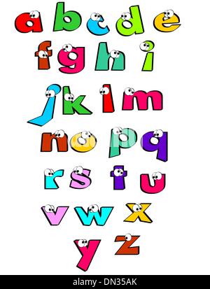 Alphabet für Kinder Stock Vektor