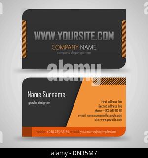 Visitenkarten-Set Stock Vektor