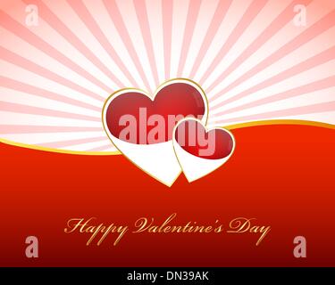 Valentinstag wallpaper Stock Vektor