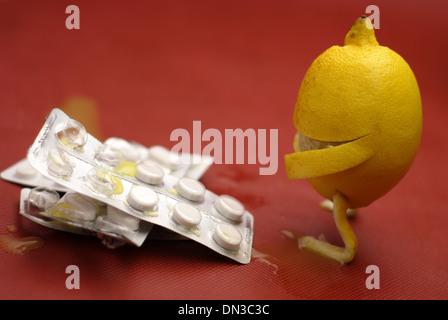 konzeptionelle Foto Krieg gegen Chemie Stockfoto