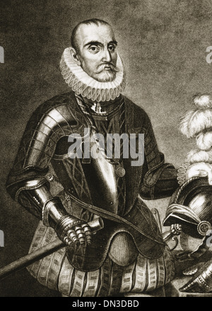 Gonzalo Fernández de Córdoba (1453-1515). Spanischer Militär bekannt als El Gran Capitan. Gravur. Stockfoto