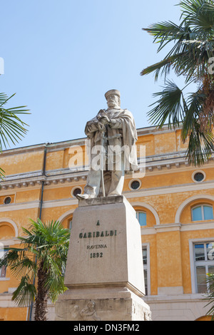 Denkmal zu Garibaldi in Ravenna, Italien Stockfoto