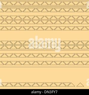 nahtlose Muster mit Dreiecken Stock Vektor