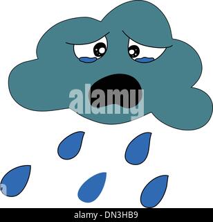 Regen-Dusche-Wetter Stock Vektor