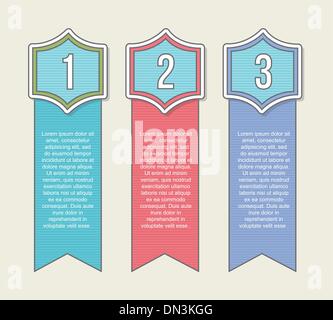 leere Etiketten Stock Vektor