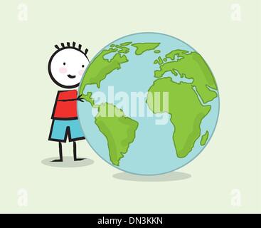 Tag der Erde Stock Vektor