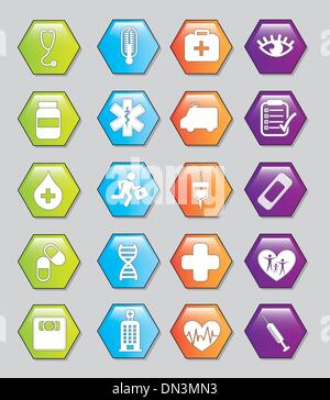 medizinische Symbole Stock Vektor