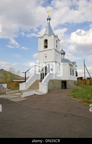 Kirche der Altgläubigen in Sibirien, Russland, Republik Burjatien, Turbagatay, Ulan-Ude Stockfoto