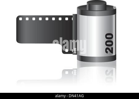 Kamera-Filmrolle Stock Vektor