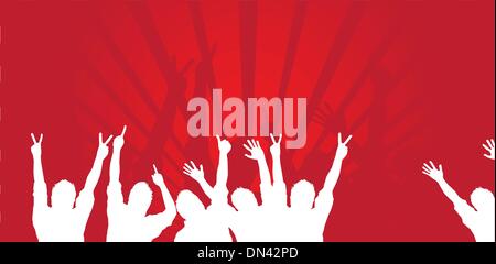 Silhouette-Männer Stock Vektor