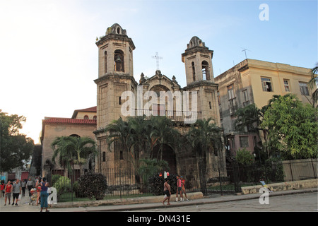 Iglesia Santo Cristo del Buen Viaje, Alt-Havanna (La Habana Vieja), Kuba, Karibik, Mittelamerika Stockfoto