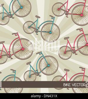 Fahrrad-Hintergrund Stock Vektor