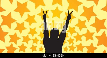 Silhouette-Männer Stock Vektor