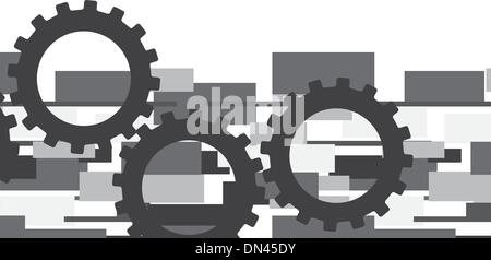 graue Gänge Stock Vektor