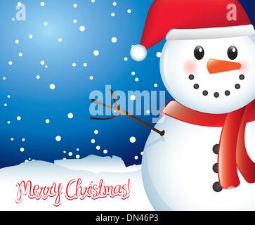 Merry Christmas card Stock Vektor