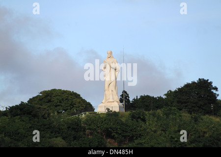 Cristo de La Habana (1953) von Jilma Madera, die Altstadt von Havanna (La Habana Vieja), Kuba, Karibik, Mittelamerika Stockfoto