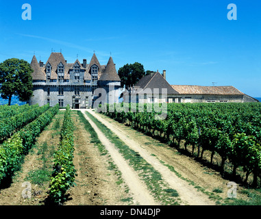 Monbazillac Schloss (Château de Monbazillac), Dordogne, Frankreich Stockfoto