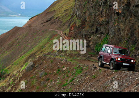 Die Westfjorde Islands. Stockfoto