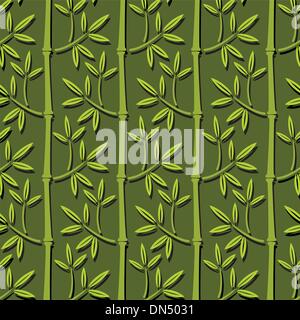 nahtlose Bambus Tapete Stock Vektor
