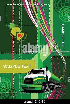 Abstrakter High-Tech-Hintergrund oder Abdeckung für Broschüre Stock Vektor