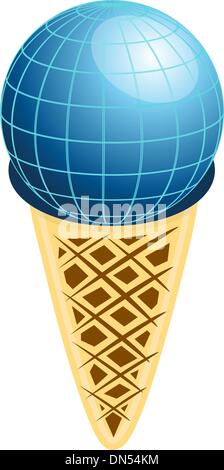 Eis-Erde Stock Vektor