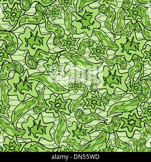 Abstrakte florale Camouflage-Muster Stock Vektor