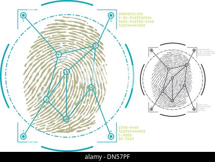 Biometrie Stock Vektor