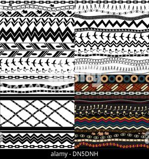 Satz von seamless pattern Stock Vektor