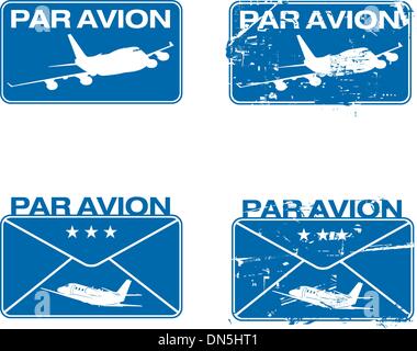 Par Avion Stempel 03 Stock Vektor