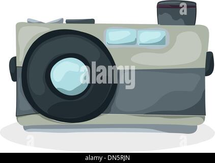 Retro-Style-Kamera Stock Vektor