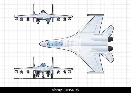 Kämpfer Stock Vektor