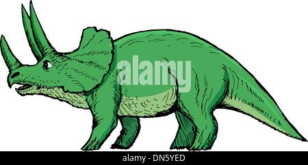 Triceratops Stock Vektor